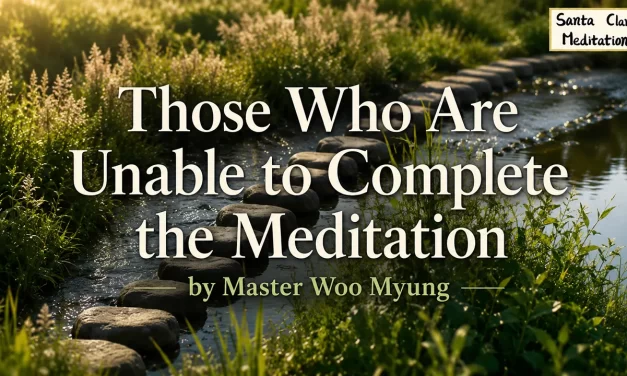 🧘 THOSE WHO ARE UNABLE TO COMPLETE THE MEDITATION: WHY FALSE SELF CANNOT BECOME TRUTH | MASTER WOO MYUNG | SANTA CLARA MEDITATION