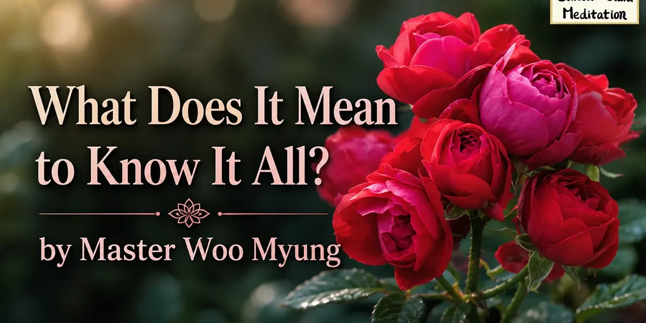 π« What Does It Mean to Know It All?: wisdom truth without possession | Master Woo Myung | Santa Clara Meditation