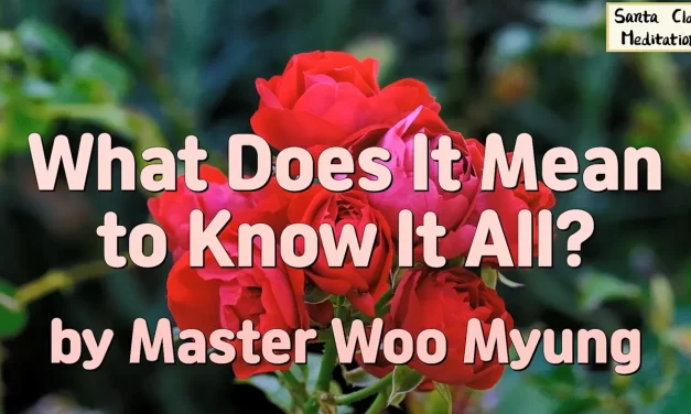 💫 What Does It Mean to Know It All?: wisdom truth without possession | Master Woo Myung | Santa Clara Meditation