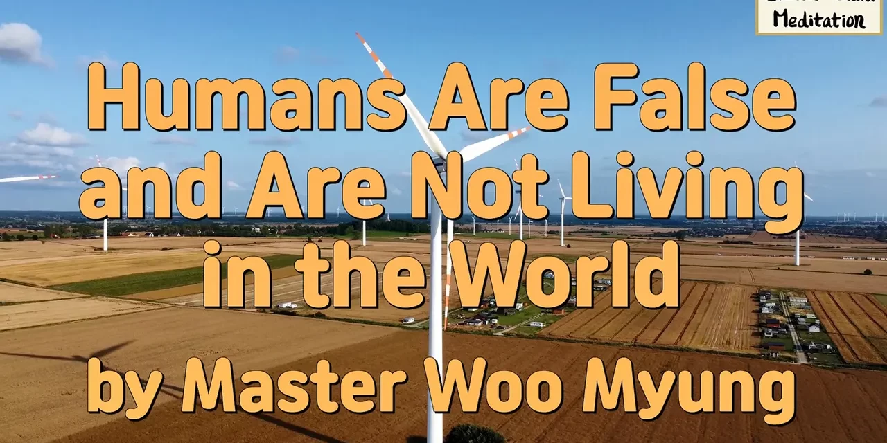 🌈 HUMANS ARE FALSE AND ARE NOT LIVING IN THE WORLD: THE ILLUSION OF MIND-WORLDS | MASTER WOO MYUNG | SANTA CLARA MEDITATION