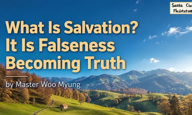 🌤️ WHAT IS SALVATION? IT IS FALSENESS BECOMING TRUTH THROUGH THE LIVING CREATOR | MASTER WOO MYUNG | SANTA CLARA MEDITATION