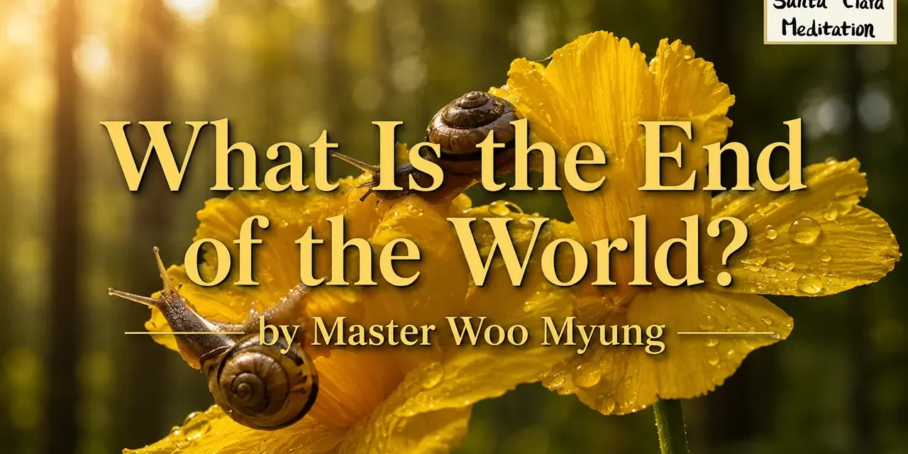 🌌 WHAT IS THE END OF THE WORLD? BEYOND DOOMSDAY TO TRUE REBIRTH | MASTER WOO MYUNG | SANTA CLARA MEDITATION