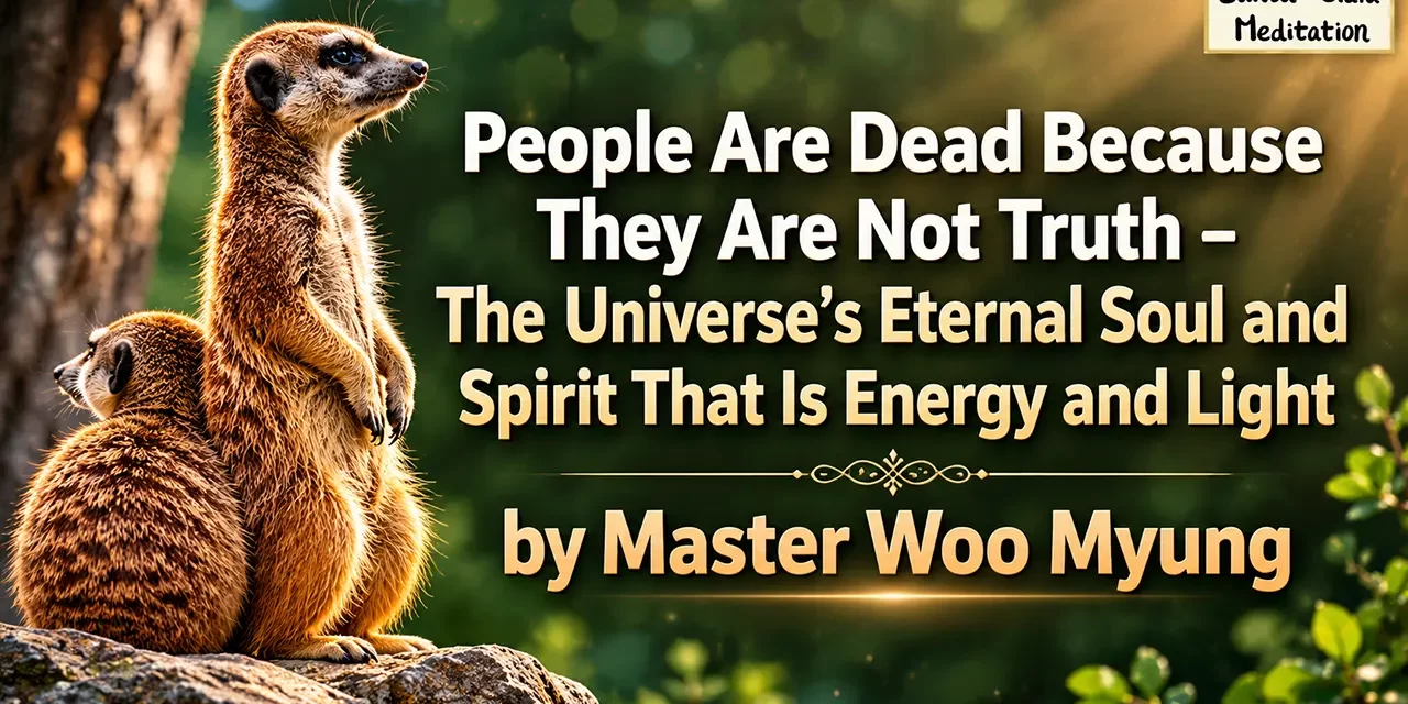 🌟 Only Those Who Become Truth Are Truly Alive: The Energy and Light of the Creator | Master Woo Myung | Santa Clara Meditation