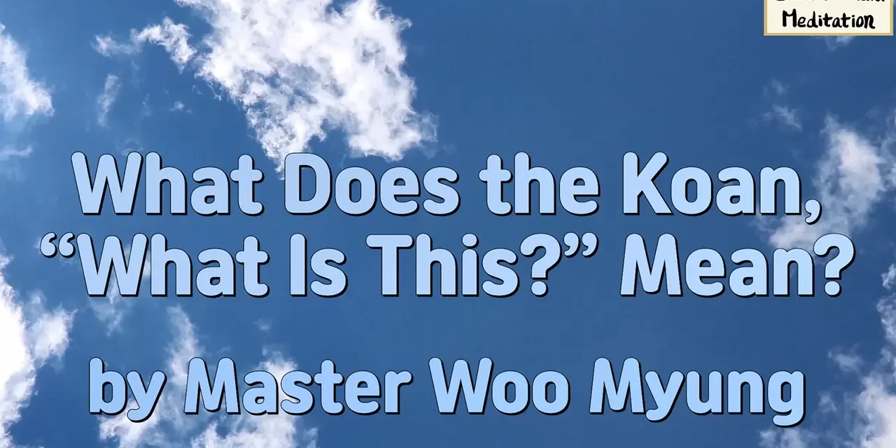 🧩 WHAT DOES THE KOAN, “WHAT IS THIS?” MEAN? THE MYSTERIOUS ORIGIN OF SELF AND CREATION | MASTER WOO MYUNG | SANTA CLARA MEDITATION