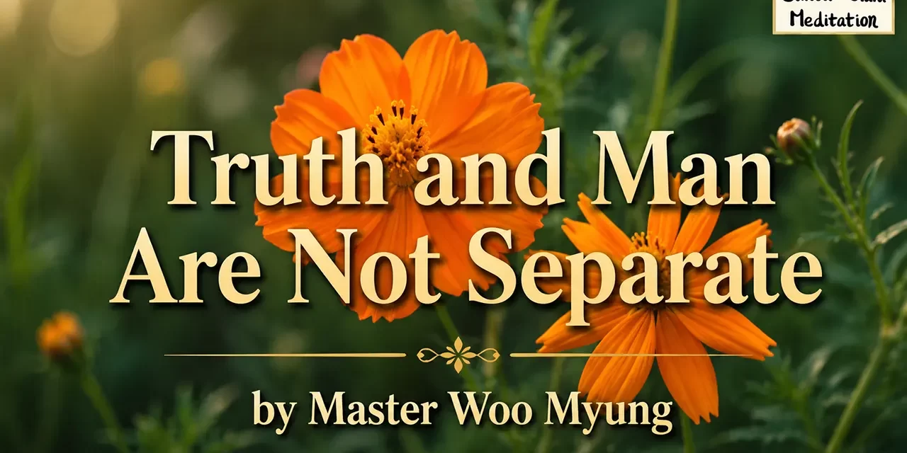 🌠 TRUTH AND MAN ARE NOT SEPARATE: THE RIGHT TIME TO BECOME TRUTH | MASTER WOO MYUNG | SANTA CLARA MEDITATION