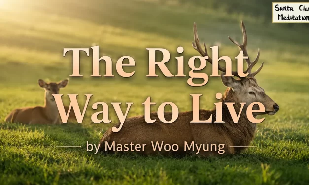 ☀️ The Right Way to Live: peaceful living through detachment and Truth | Master Woo Myung | Santa Clara Meditation