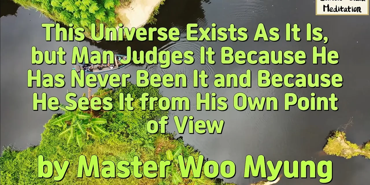 🌌 This Universe Exists As It Is, but Man Judges It Because He Has Never Been It and Because He Sees It from His Own Point of View | Master Woo Myung | Santa Clara Meditation