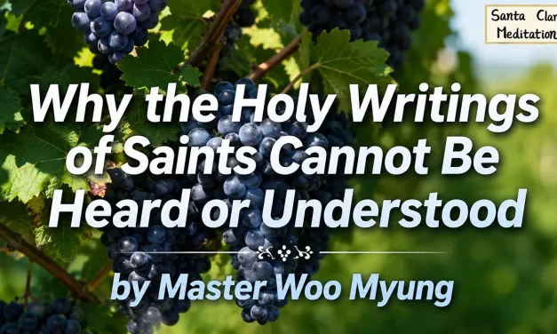 📜 Why the Holy Writings of Saints Cannot Be Heard or Understood | Master Woo Myung | Santa Clara Meditation