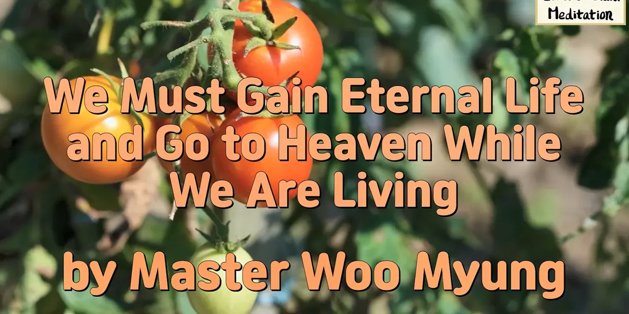 🌄 We Must Gain Eternal Life and Go to Heaven While We Are Living | Master Woo Myung | Santa Clara Meditation