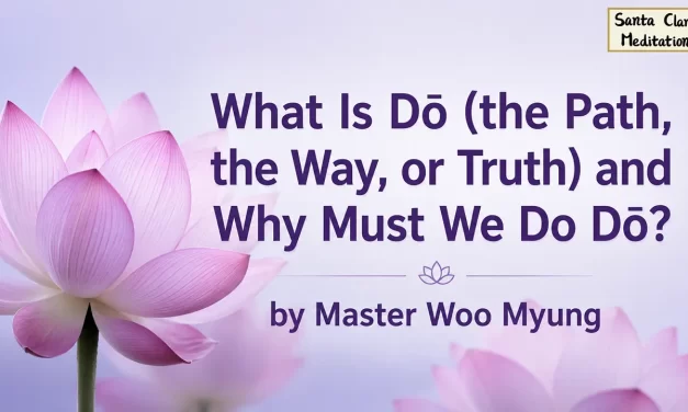 🚶‍♂️ What Is Dō (the Path, the Way, or Truth) and Why Must We Do Dō?: walking truth selflessness heaven | Master Woo Myung | Santa Clara Meditation