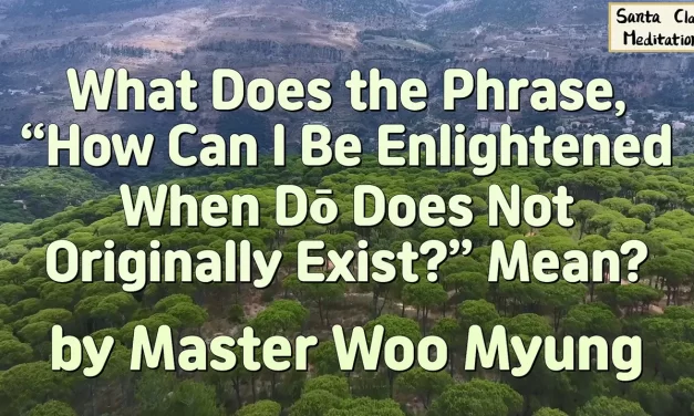 🌌 How Can I Be Enlightened When Dō Does Not Originally Exist?: dō as life itself | Master Woo Myung | Santa Clara Meditation