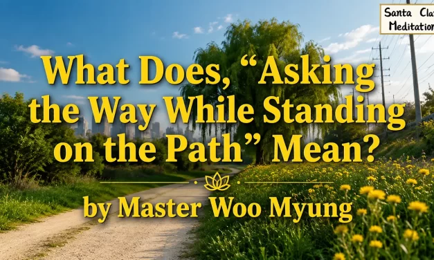 🔮 Asking the Way While Standing on the Path: dō is life itself | Master Woo Myung | Santa Clara Meditation