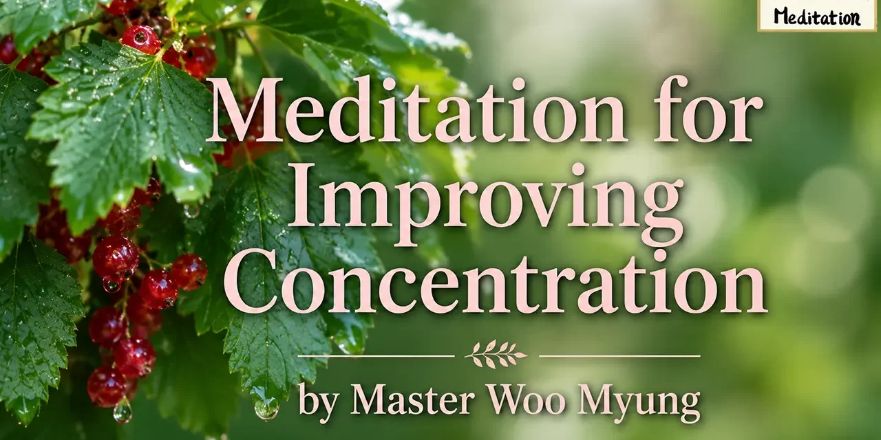 π Meditation for Improving Concentration: How to Eliminate Distractions and Sharpen Focus | Master Woo Myung | Santa Clara Meditation