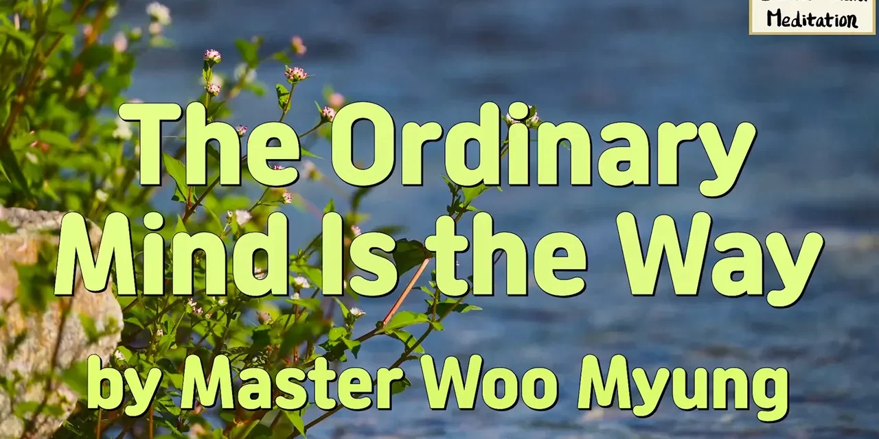 🌿 The Ordinary Mind Is the Way: Returning to the Constant, Pure Mind of God | Master Woo Myung | Santa Clara Meditation