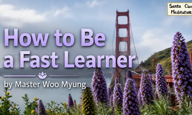 📘 How to Be a Fast Learner: Discard Thoughts and Focus Completely | Master Woo Myung | Santa Clara Meditation