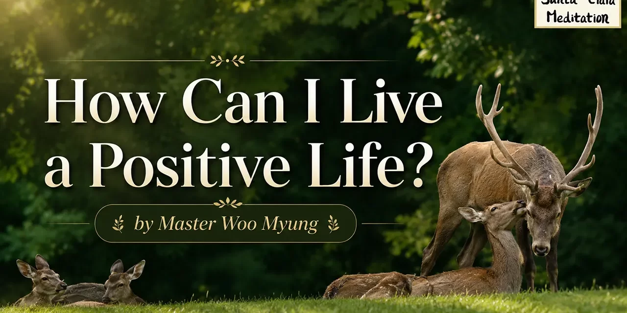 🌞 How Can I Live a Positive Life?: finding positivity through discarding the false mind | Master Woo Myung | Santa Clara Meditation
