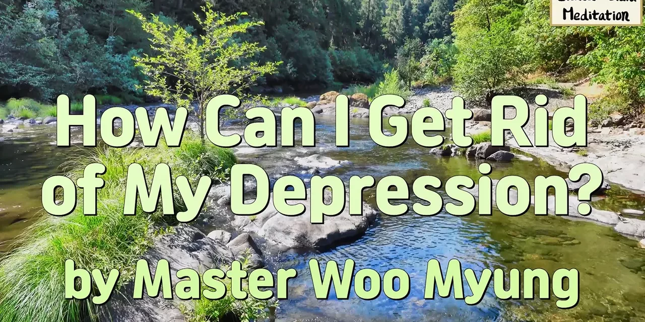 🌞 HOW CAN I GET RID OF MY DEPRESSION? | MASTER WOO MYUNG | SANTA CLARA MEDITATION