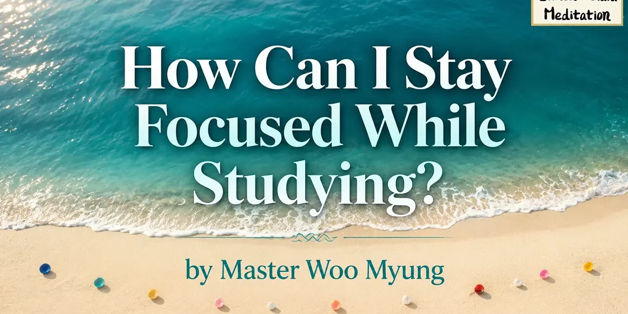 π« HOW CAN I STAY FOCUSED WHILE STUDYING? | MASTER WOO MYUNG | SANTA CLARA MEDITATION