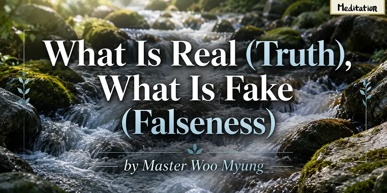 π What Is Real (Truth), What Is Fake (Falseness): The Universe Is Truth, But Man Is an Illusion | Master Woo Myung | Santa Clara Meditation