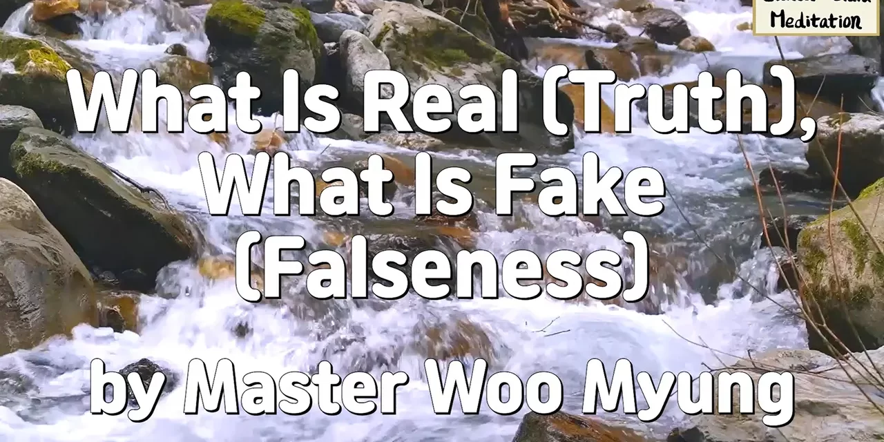 🌍 What Is Real (Truth), What Is Fake (Falseness): The Universe Is Truth, But Man Is an Illusion | Master Woo Myung | Santa Clara Meditation