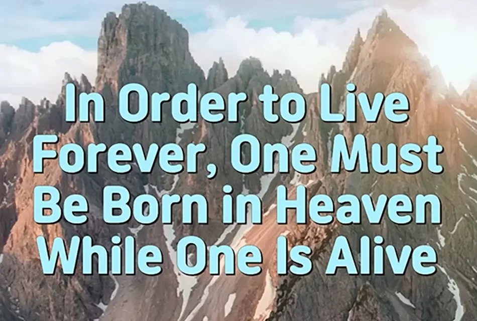 🌠 IN ORDER TO LIVE FOREVER, ONE MUST BE BORN IN HEAVEN WHILE ALIVE | MASTER WOO MYUNG | SANTA CLARA MEDITATION