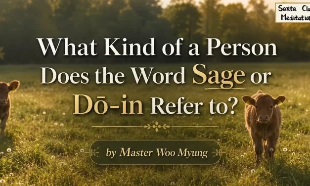 🌟 WHAT KIND OF A PERSON DOES THE WORD SAGE OR DŌ-IN REFER TO? | MASTER WOO MYUNG | SANTA CLARA MEDITATION
