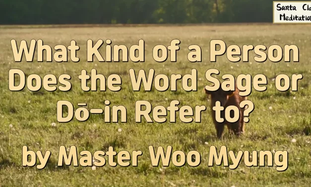 🌟 WHAT KIND OF A PERSON DOES THE WORD SAGE OR DŌ-IN REFER TO? | MASTER WOO MYUNG | SANTA CLARA MEDITATION