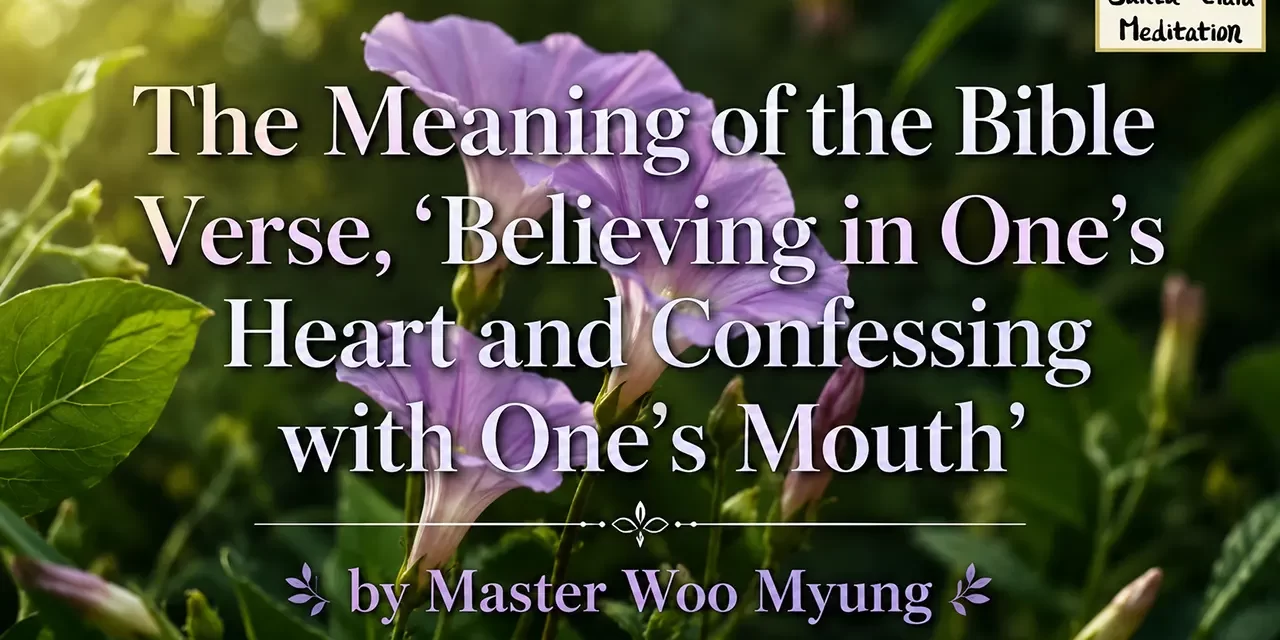 🌈 The Meaning of the Bible Verse, ‘Believing in One’s Heart and Confessing with One’s Mouth’: True Faith and Heaven | Master Woo Myung | Santa Clara Meditation