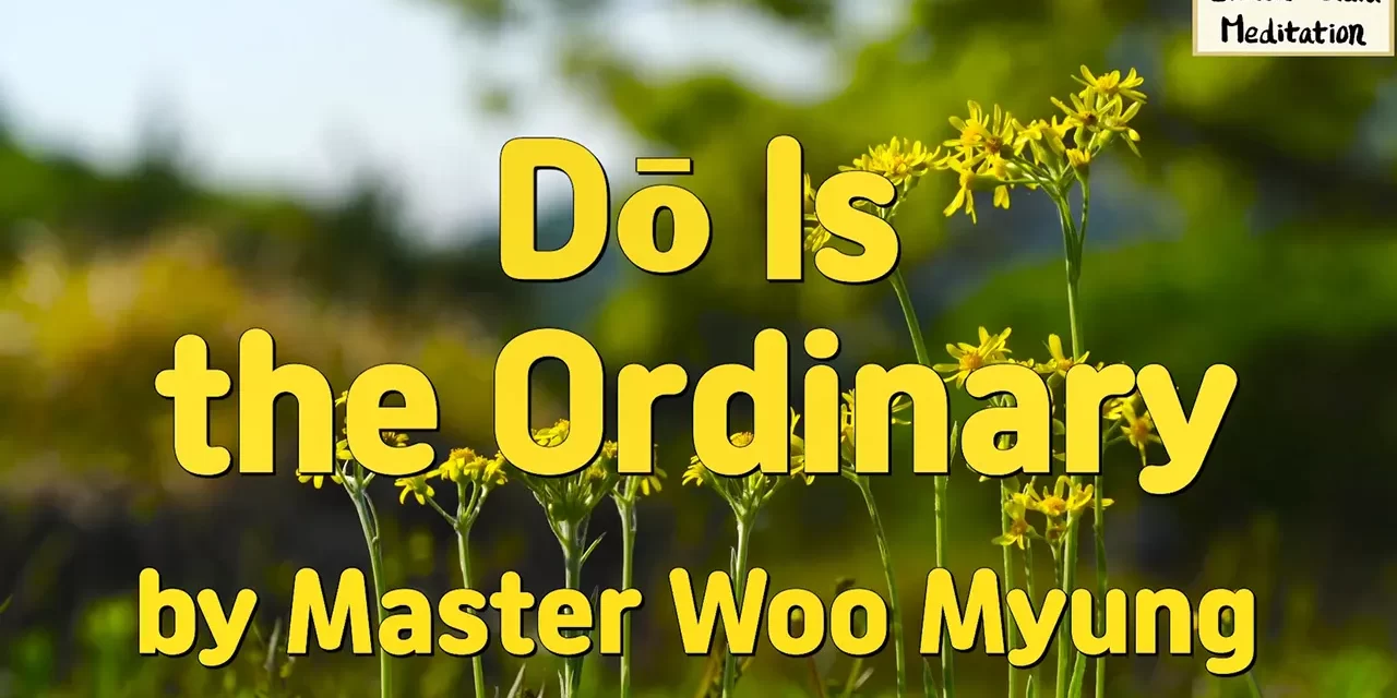 🍃 DŌ IS THE ORDINARY: The Path to Truth Is Found in Everyday Life | Master Woo Myung | Santa Clara Meditation