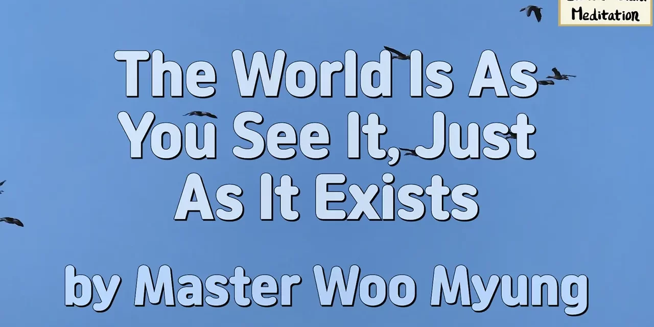 🌈 THE WORLD IS AS YOU SEE IT, JUST AS IT EXISTS: Let Go of Illusions and See the Universe Clearly | Master Woo Myung | Santa Clara Meditation