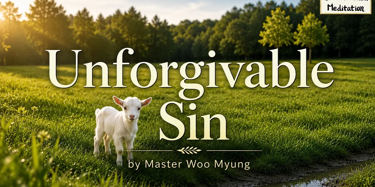 🔥 UNFORGIVABLE SIN: The Only Sin That Cannot Be Erased Is Denying Truth | Master Woo Myung | Santa Clara Meditation