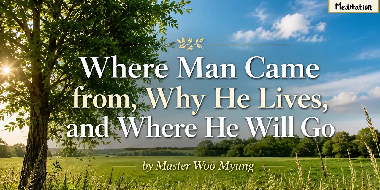 π WHERE MAN CAME FROM, WHY HE LIVES, AND WHERE HE WILL GO: The Journey to Human Completion | Master Woo Myung | Santa Clara Meditation