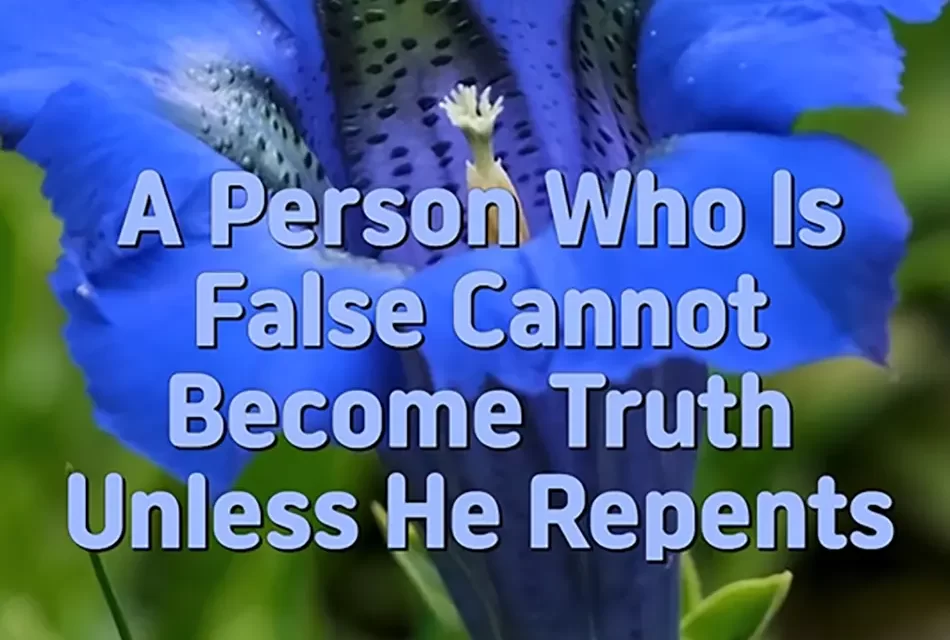 🌟 A PERSON WHO IS FALSE CANNOT BECOME TRUTH UNLESS HE REPENTS | MASTER WOO MYUNG | SANTA CLARA MEDITATION
