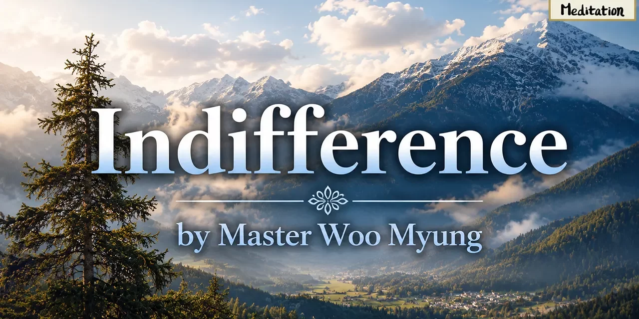 🌼 INDIFFERENCE | MASTER WOO MYUNG | SANTA CLARA MEDITATION