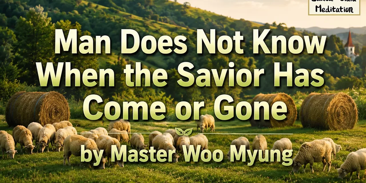 ✨ MAN DOES NOT KNOW WHEN THE SAVIOR HAS COME OR GONE | MASTER WOO MYUNG | SANTA CLARA MEDITATION