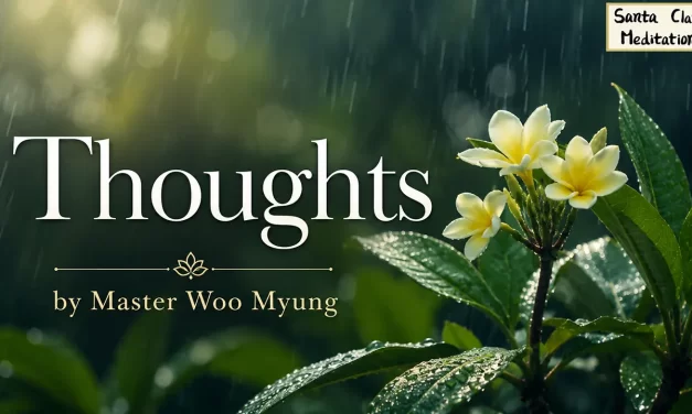 🌦️ THOUGHTS | MASTER WOO MYUNG | SANTA CLARA MEDITATION