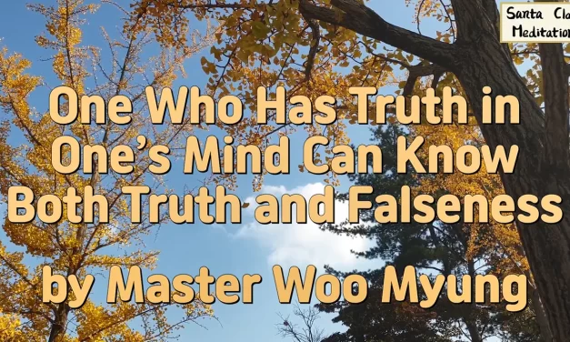 🌟 ONE WHO HAS TRUTH IN ONE’S MIND CAN KNOW BOTH TRUTH AND FALSENESS | MASTER WOO MYUNG | SANTA CLARA MEDITATION