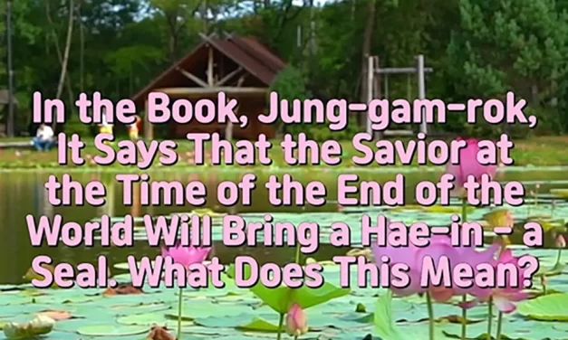 🔮 THE SEAL (HAE-IN) AND THE TRUE SAVIOR | MASTER WOO MYUNG | SANTA CLARA MEDITATION