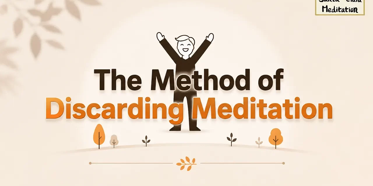 ๐ฅ THE METHOD OF DISCARDING MEDITATION: HOW THE HUMAN MIND IS FORMED AND ELIMINATED LIKE A CAMERA | Santa Clara Meditation