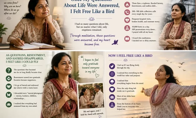 🕊️ “Once My Questions About Life Were Answered, I Felt Free Like a Bird” | Meditation Testimonial | Santa Clara Meditation