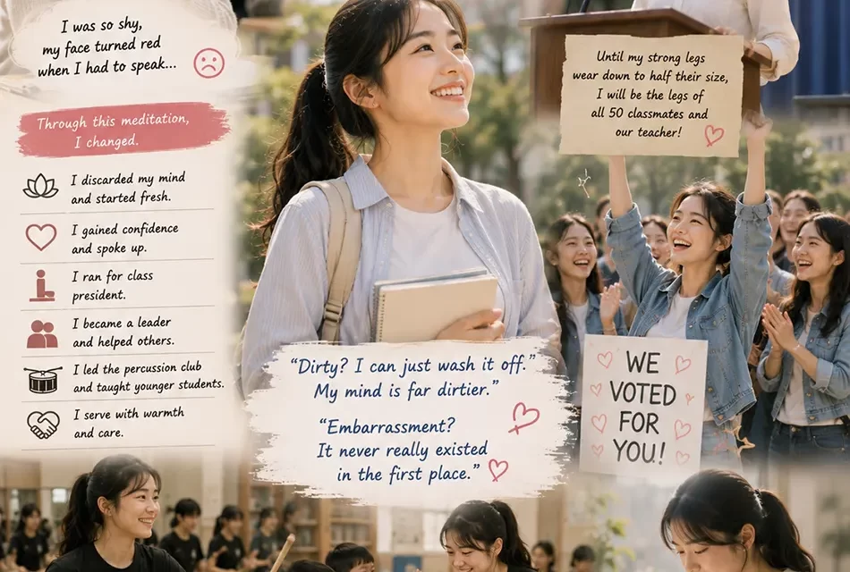 🌸 “A Shy ‘Red-Faced Girl’ Runs for Class President” | Meditation Testimonial | Santa Clara Meditation