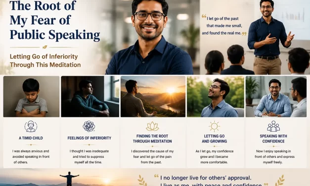 🎤 “The Root of My Fear of Public Speaking” | Meditation Testimonial | Santa Clara Meditation