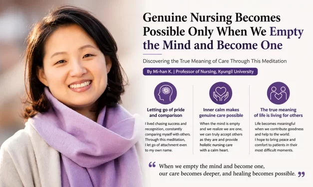 💙 “Genuine Nursing Becomes Possible Only When We Empty the Mind and Become One” | Meditation Testimonial | Santa Clara Meditation