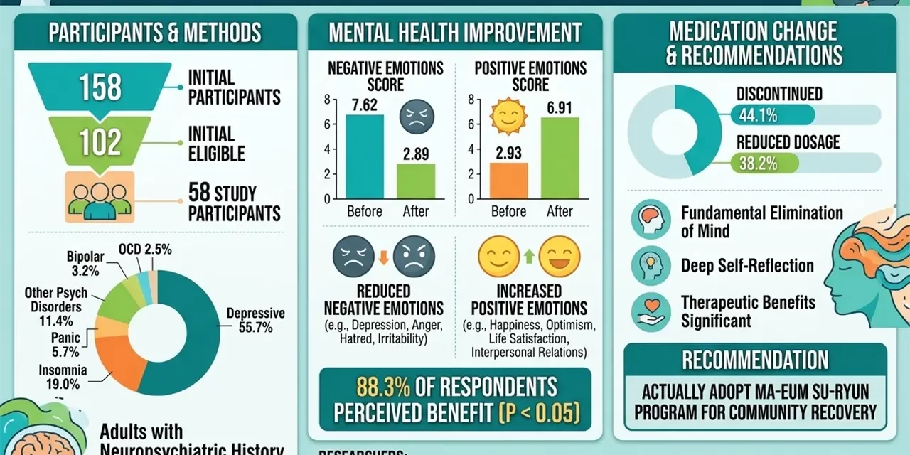 🧠 The Effects of Ma-eum Su-ryun on Adult Mental Health | Santa Clara Meditation