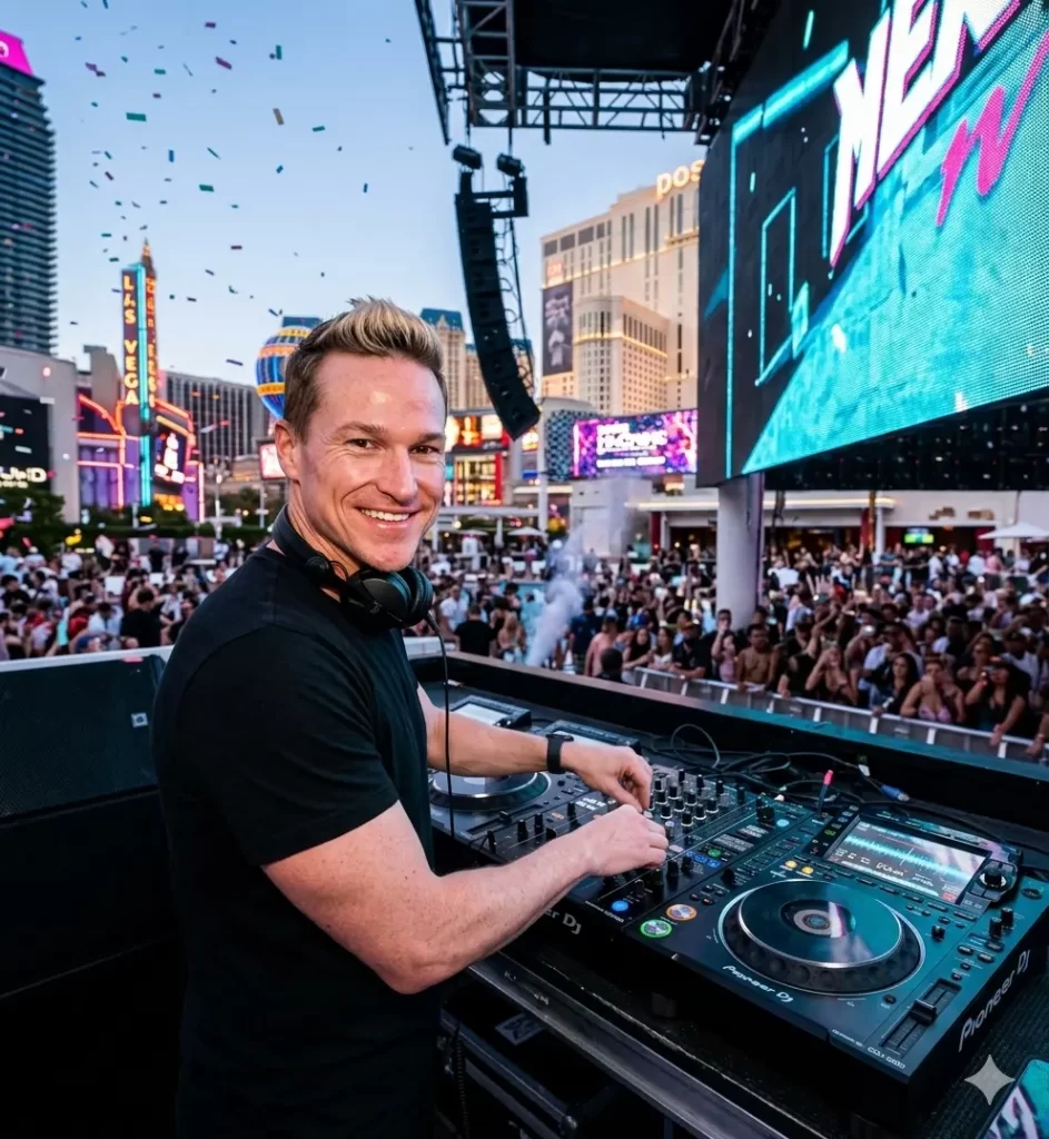 A professional Las Vegas DJ practicing Santa Clara Meditation founded by Master Woo Myung to release anxiety and find true self-awareness