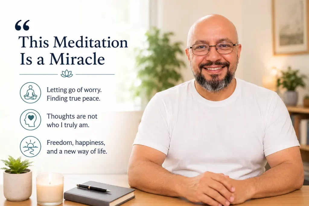 Meditation testimonial about overcoming depression anxiety hopelessness and emotional suffering through Master Woo Myung meditation at Santa Clara Meditation