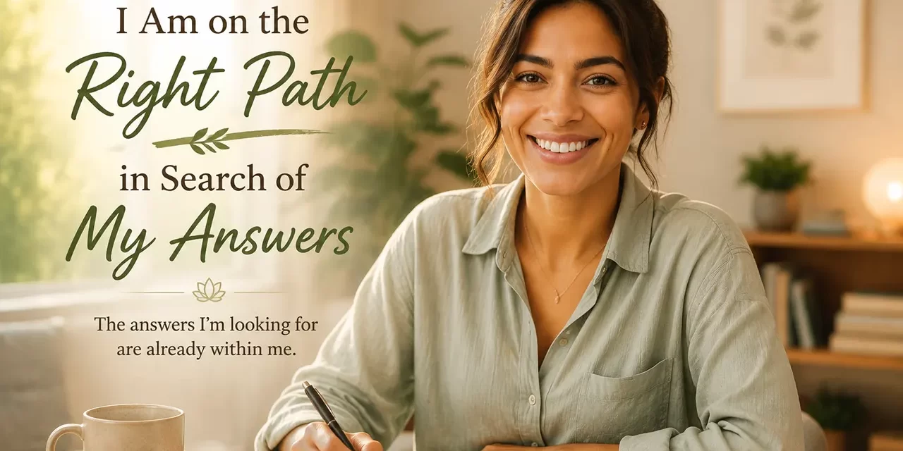 ๐ฟ I Am on the Right Path in Search of My Answers | Santa Clara Meditation