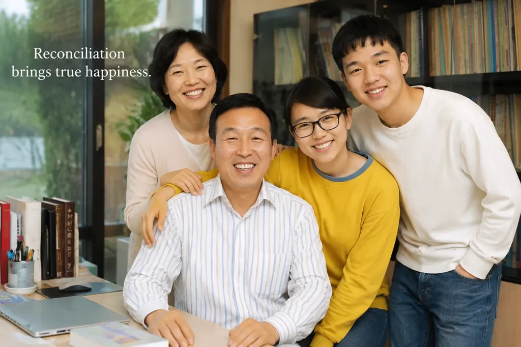 Family healing meditation testimonial about father son reconciliation improved communication and stronger family relationships