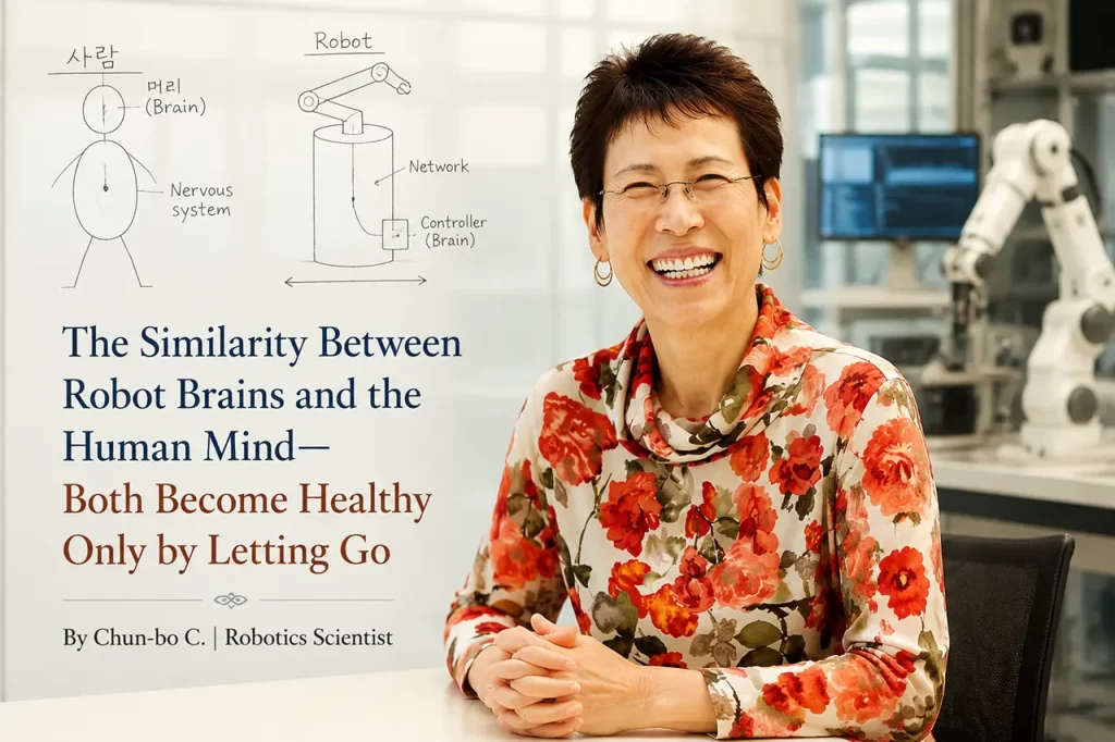 Robotics scientist meditation testimonial comparing robot memory leaks and the human mind while finding peace through Master Woo Myung meditation