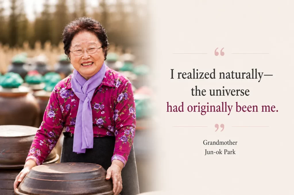 Elderly woman meditation testimonial about finding gratitude freedom happiness and inner peace through Master Woo Myung meditation